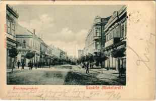 1900 Miskolc, Széchenyi utca, Grand Hotel Seper nagyszálloda, üzletek. Gedeon A. kiadása (EB)