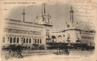 Paris palace of industry at the 1900 Universal Exhibition (EK)