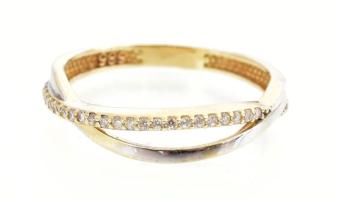 14K arany (Au) gyűrű , jelzett 1,43 g m:54