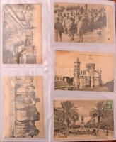 AFRIKA - Kb. 400 db régi képeslap albumban: városok és folklór / AFRICA - Cca. 400 pre-1945 postcard...