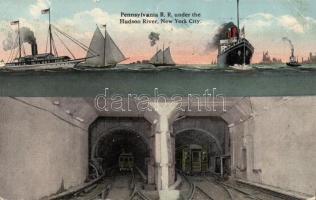 Pennsylvania railway under the Hudson river (EB)