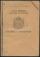 1928 Fényképes útlevél dr. Schmidt Márton ny. igazgató részére