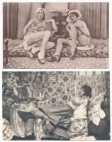 50 db RÉGI használatlan erotikus képeslap és nyomtatvány meztelen hölgyekkel / 50 pre-1950 unused er...