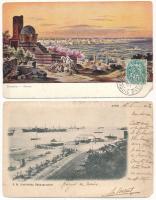 Szíria - 17 db régi képeslap vegyes minőségben / Syria - 17 pre-1945 postcards in mixed quality