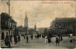 1915 Petrozsény, Petroseni, Petrosani; STK kaszinó. Herz Henrik kiadása / casino (EB)