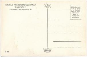 1940 Csíkszereda, Miercurea Ciuc; bevonulás / entry of the Hungarian troops (fl)