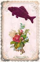 1-er Avril / Április bolondja - 56 db régi francia üdvözlő képeslap / April Fools' Day - 56 pre...