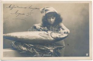 1-er Avril / Április bolondja - 56 db régi francia üdvözlő képeslap / April Fools' Day - 56 pre...