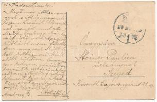 1909 Arad, Salacz parki részlet / park (Rb)