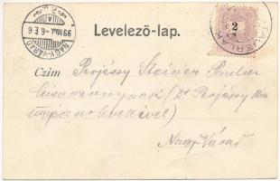 1899 (Vorläufer) Stájerlak, Steierlak, Stájerlakanina, Steierdorf, Anina; látkép, templom / general ...