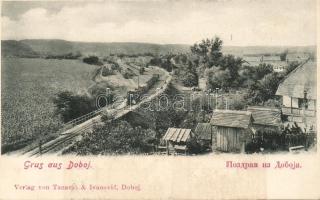 Doboj with railway-station