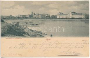 1900 Arad, Maros-part / Marosufer / Mures riverside (fl)