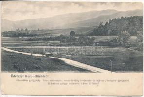 1909 Korond, Corund; látkép / general view (EM)