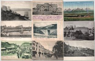 Kb. 100 db RÉGI történelmi magyar város képeslap vegyes minőségben / Cca. 100 pre-1945 historical Hu...