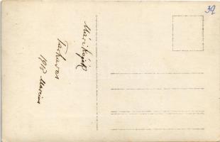 1918 Tarhavaspataka, Tarhausi; székelyek juhokkal / Secui farm. photo