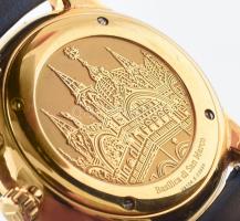 Filippo Loretti kvarc szerkezettel működik, jó állapotban bőr szíjjal d: 40mm