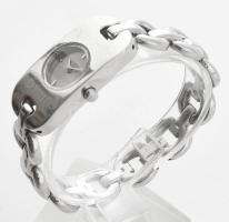 Morgan kvarc női karóra, kvarc szerkezettel, kevés karccal 20x35 mm fém szíjjal