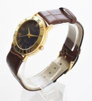 Orinet Chandor unisex kvarc karóra, kvarc szerkezettel, kevés karccal 34 mm bőr szíjjal ellemmel, mű...