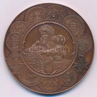 DN "Látogatása emlékére - Vésnök Kft" kétoldalas bronz látogatói emlékérem (61mm) T:AU