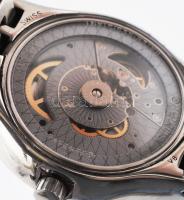 Automata Swatch karóra. fém tokkal, jelzett fém szíjjal, elindul, de tisztításra szoruló szerkezette...