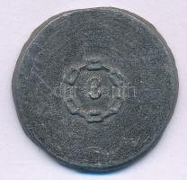 1848-1849. 3 Lánchíd ólom bárca (~28mm) T:F