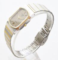 Orient EQ férfi karóra, kvarc szerkezettel, eredeti csattal, működő, szép állapotban, 24x34 mm Elem ...