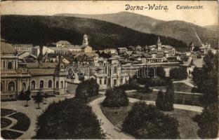 1918 Vatra Dornei, Dornavátra, Bad Dorna-Watra (Bukovina, Bukowina); Totalansicht / spa, general view (EB)