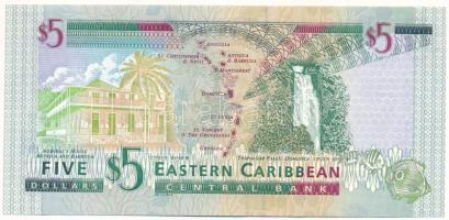 Kelet-Karibi Államok DN (2000) 5$ T:UNC East Caribbean States ND (2000) 5 Dollars C:UNC Krause P# 37