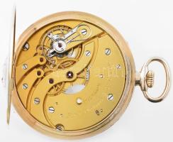 Patek Philippe 14K arany zsebóra. Jelzett tok, jelzett szerkezet, extra széles karimával. ritka, tok...