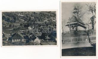 Gyertyánliget, Polyana-Gyertyánliget, Kabola Polyána, Kobyletska Poliana (Máramaros, Maramures); - 2 db régi képeslap / 2 pre-1945 postcards