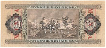 1975. 50Ft "D 003 005684" piros "MINTA" felülnyomással és perforációval T:UNC
H...