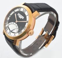 Pierre Kunz Spirit of Challenge 18K arany férfi karóra zafírüveggel, eredeti arany csattal, számozot...