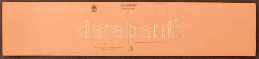 Tátra, Magas-Tátra, Vysoké Tatry; Csorba tó, villamos - 3-részes hajtatlan panorámalap / Csorber-See...