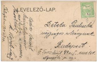 1914 Péterfalva, Petersdorf, Petresti (Szászsebes, Mühlbach, Sebes); Papierfabrik, Herrenhaus, Hollä...