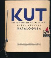 KUT. Képzőművészek Új Társasága kiállításának katalógusa. 1936, Nemzeti Szalon Művészeti Egyesület. Kiadói papírkötés, kissé kopottas állapotban.