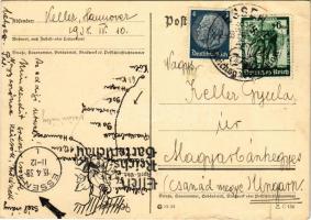 1938 Német levelezőlap / German field postcard (szakadás / tear)