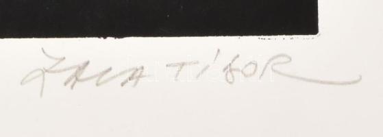 Zala Tibor (1920-2004): "A fizikus" (Einstein), 1986. Szitanyomat, papír. Jelzett. Számozo...