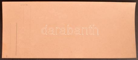 Herkulesfürdő, Baile Herculane; Hajtatlan óriás panorámalap / Unfolded giant panoramacard (42 x 18 c...