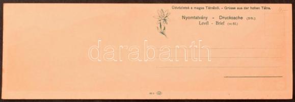 Tátra, Magas-Tátra, Vysoké Tatry; Felkai-völgy, Gránátfal a sziléziai házzal, kis Viszoka cs., Nagy ...