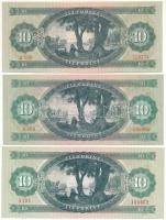 1962. 10Ft + 1969. 10Ft + 1975. 10Ft T:UNC,AU
Hungary 1962. 10 Forint + 1969. 10 Forint + 1975. 10 ...