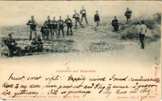 1898 (Vorläufer) Infanterie auf Feldwache / Austro-Hungarian K.u.K. military infantry field practice (EK)