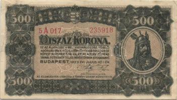 1923. 500K "T.W." T:II-