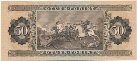 1965. 50Ft "D 109 028046" T:AU hullámos papír, kis sérülés a bankjegy felső részén
Hungar...