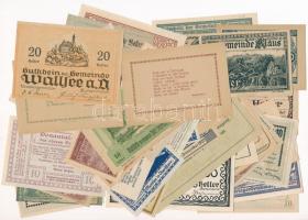 Ausztria ~1920. 50db-os vegyes szükségpénz tétel T:I,I-Austria ~1920. 50pcs of mixed necessity notes...