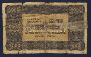1923. 5000K "Magyar Bankjegy..." T:IV