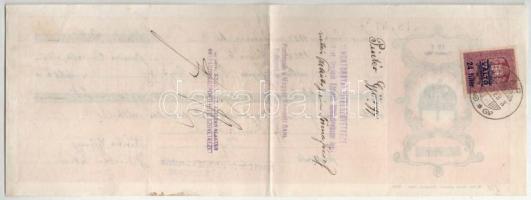 1930-1944. 5db-os váltó tétel, mind kitöltött, néhány darabon illetékbélyeg vagy lyukasztásos érvény...