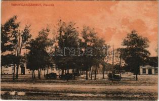 Torontálvásárhely, Develák, Debelják, Debeljaca; Piac tér, üzletek / shops, square (EK)