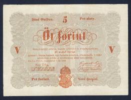 1848. 5Ft "Kossuth-bankó" T:II