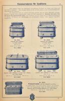 1894 Vereinigte Eschebach'sche Werke Actiengesellschaft Dresden német nyelvű termékkatalógus, 4...