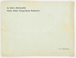 1943 Az állami alkalmazottak Horthy Miklós gyógyintézete Budapesten, képekkel illusztrált ismertető ...
